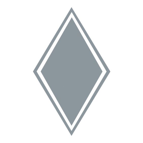 Stickers Hoekschild Blanco Zilver 21 x 35 cm - Set 2 stuks