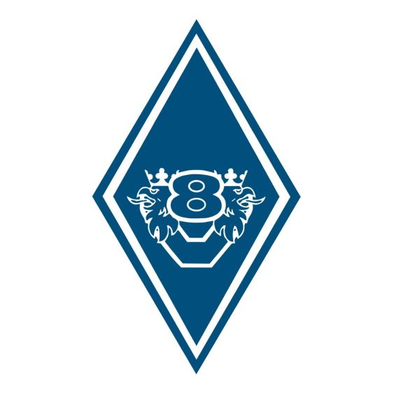 Stickers Hoekschild Scania Blauw 21 x 35 cm - Set 2 stuks