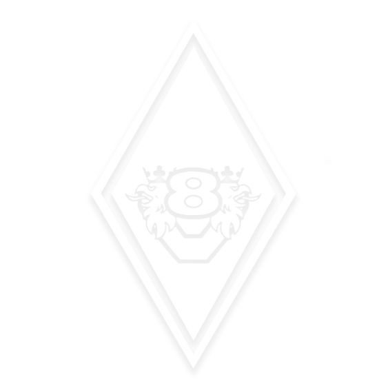 Stickers Hoekschild Scania Wit 15 x 25 cm - Set 2 stuks