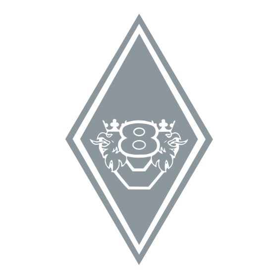 Stickers Hoekschild Scania Zilver 21 x 35 cm - Set 2 stuks