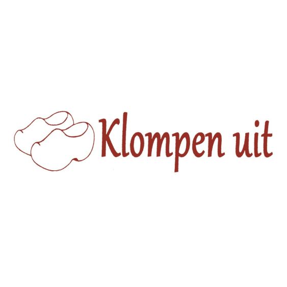 Stickers Klompen Uit Rood 20 cm - Set 2 stuks