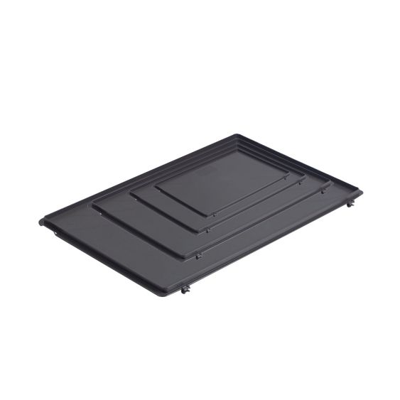 Scharnierdeksel Grijs 300 x 200 mm zonder snapsluiting