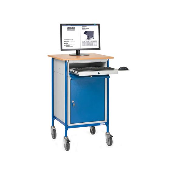 Werkplaatswagen Computerkast 650x650x1110 mm