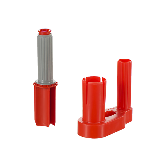 Handwikkelfolie dispenser 50 cm. 2 delig kunststof