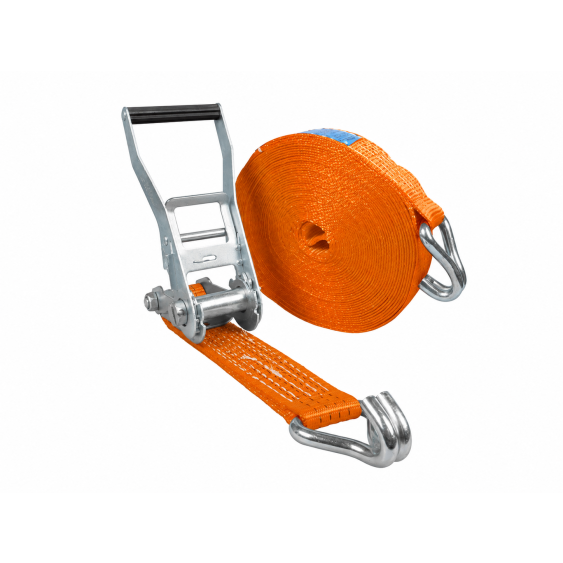 Spanband 2-delig 75mm 10 ton Oranje 10M
