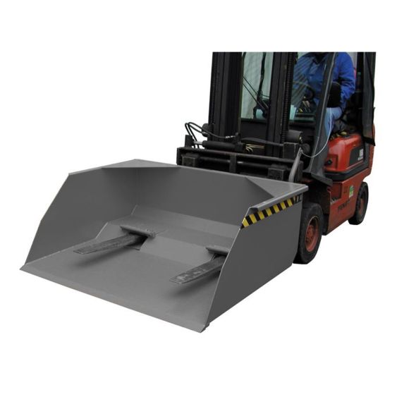 Schepbak voor Heftruck Bauer BSM Grijs 500 Liter