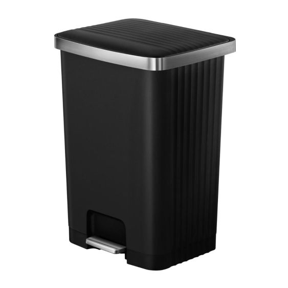 Hana 2 Pedaalemmer 70 liter, EKO - zwart