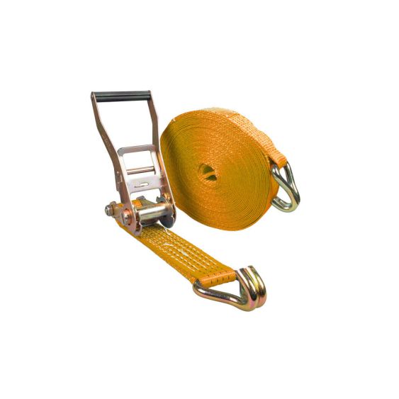 Spanband 2-delig 75mm 10 ton Oranje 1,5M