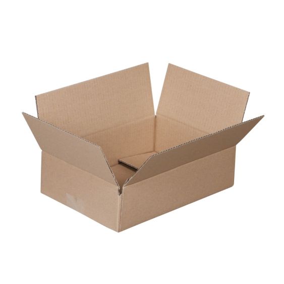 Amerikaanse vouwdoos 30 stuks FEFCO 0201 304x214x80 mm bruin