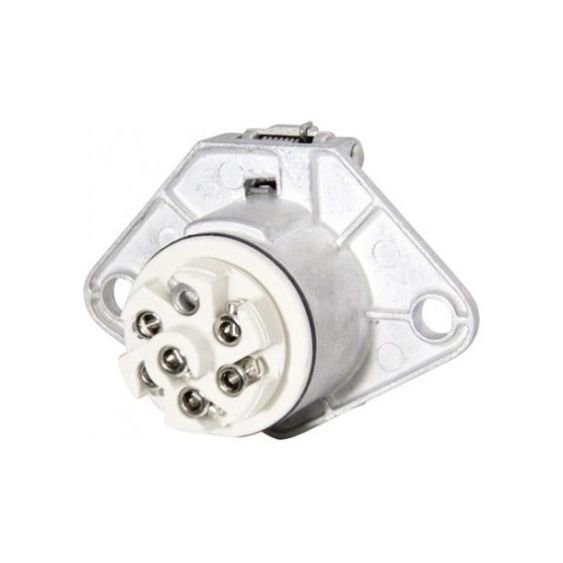 Stekkerdoos S 24V 7-polig met schroefaansluiting