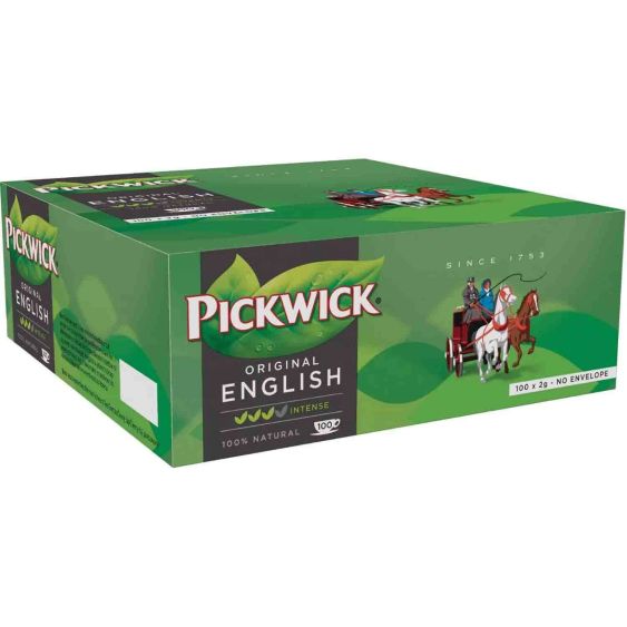Pickwick Engelse Thee Zonder Envelop - pak van 100 zakjes 1