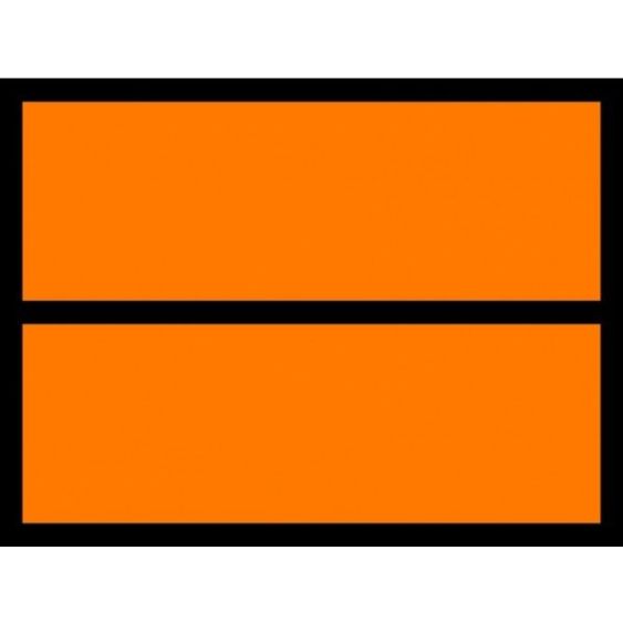 Kemlerbord zelfklevend vinyl etiket 400 x 300 mm