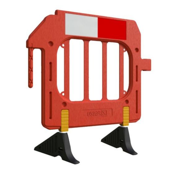 Afzethek Kunststof 100x100 cm Oranje