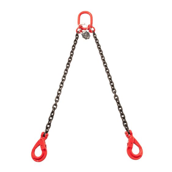 Hijsketting 2-sprong 10 mm met Veiligheidshaak 4 meter