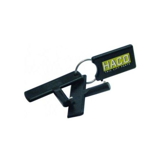 Set laadklepsleutels oud type Haco