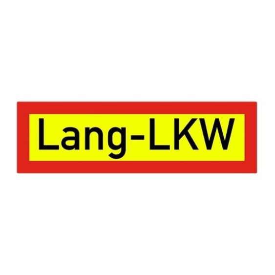 LZV Bord Duitsland "Lang-LKW" 1150 x 280 mm