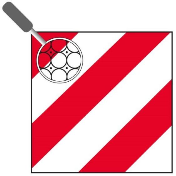 Breedte bord 423 x 423 x 1 mm