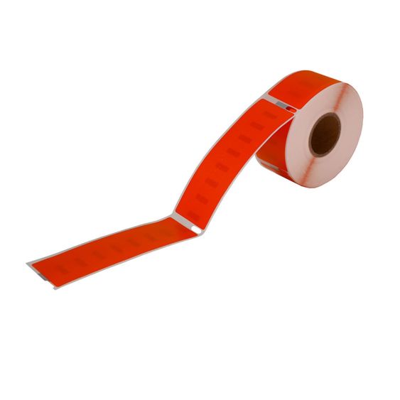 Dymo 99010 compatible labels op rol oranje 89 x 28 mm - 260 labels