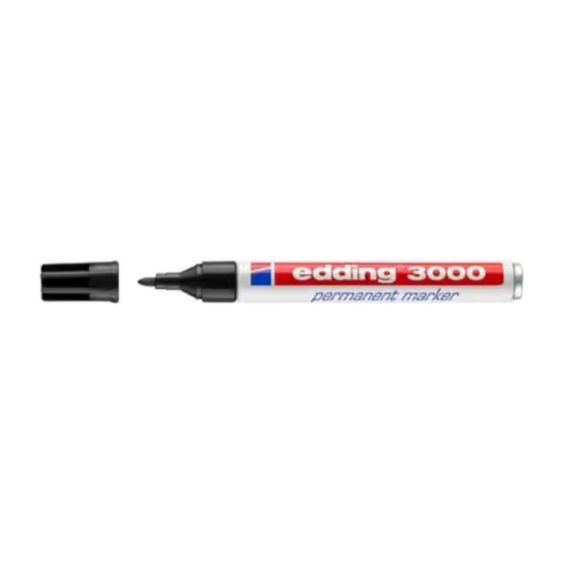 Permanent Marker Edding 3000 Zwart Navulbaar 1