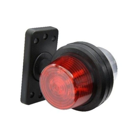 Pendellamp Gylle LED kort model rood wit