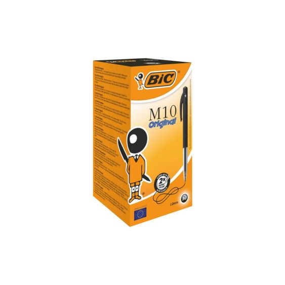 Balpen Bic M10 Zwart - 50 stuks 1