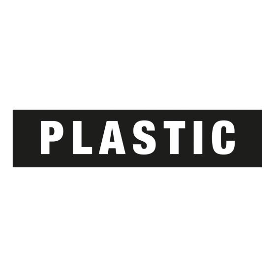 Containersticker Plastic 390x90 mm