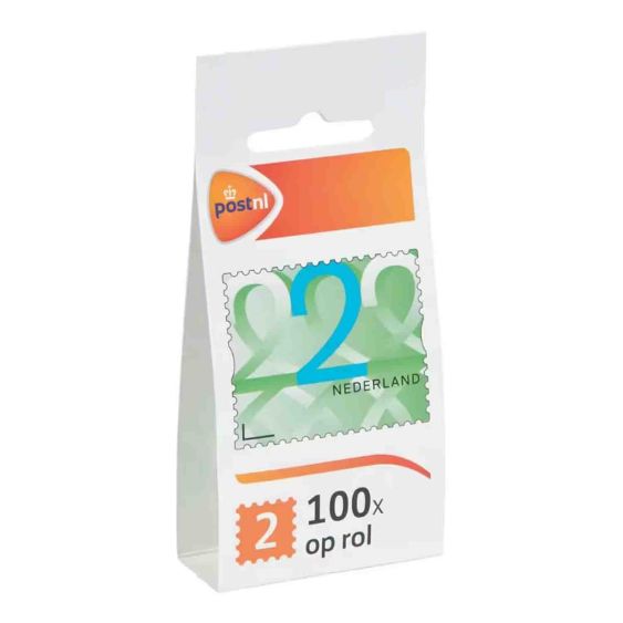 PostNL Postzegels Waarde 2 Zelfklevend - Rol 200 stuks