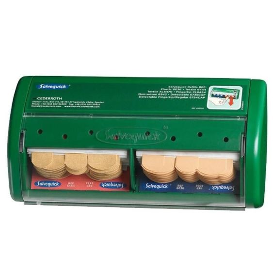 Salvequick Pleisterautomaat | Pleisterdispenser met 85 pleisters