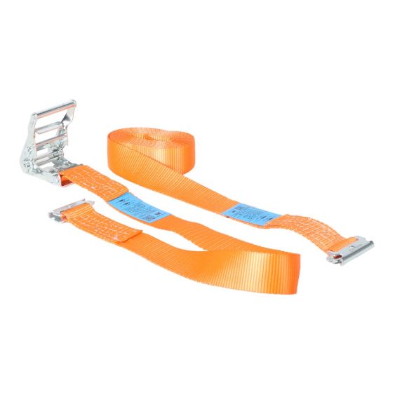 Spanband 50 mm 2 ton 4M Oranje met Sleufgatfitting
