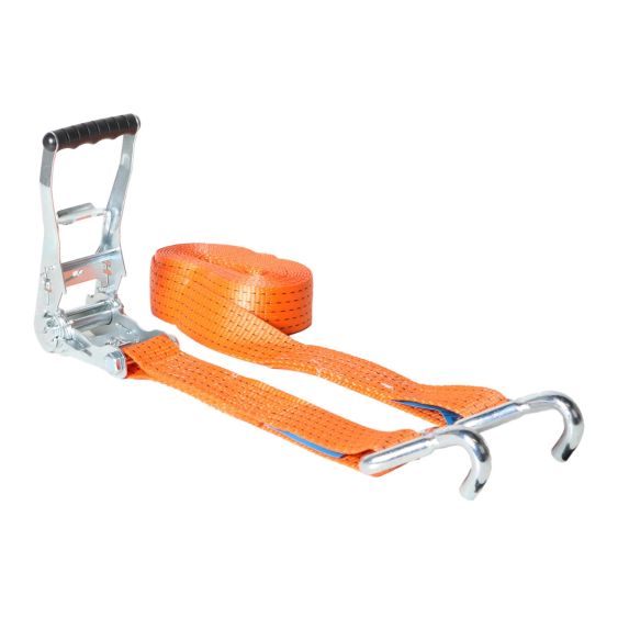 Spanband 50 mm 5 ton Vingerhaak 2M Oranje