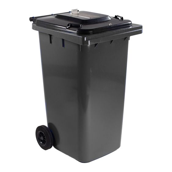 Stemcontainer 240 liter met slot en sleuf