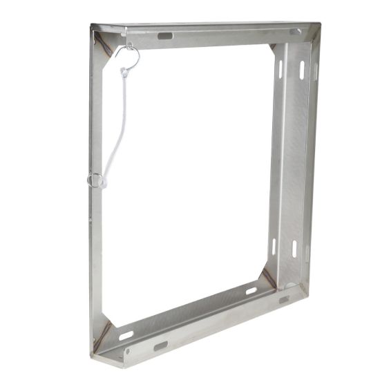 Stempelplaathouder RVS Mattral 300x300x30/40 mm voor 1 Stempelplaat
