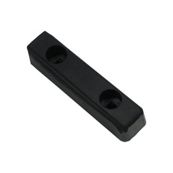 Stootblok 2 gaten, 200 x 80 x 80 mm / H - H 85 mm