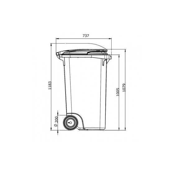 Mülltonnenbox Müllbox bis 240 Liter - GmbH