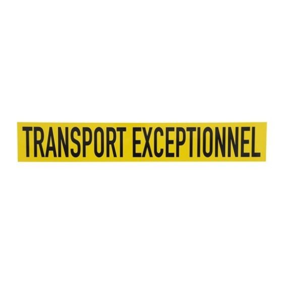 Bord Transport Exceptionnel Geel 1000 x 160 x 1 mm