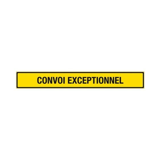Bord Aluminium "Convoi expectionnel" 1175x200x2 mm