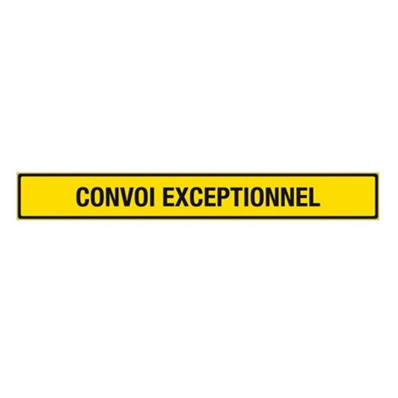 Bord Aluminium "Convoi expectionnel" 1900x250x2 mm 