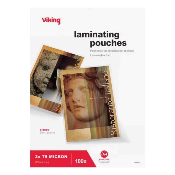 Lamineerhoes A4 75 Micron Viking - 100 stuks 1