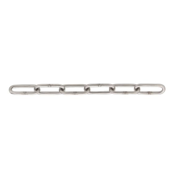 Voetketting RVS AISI 316 Dulimex 6 mm
