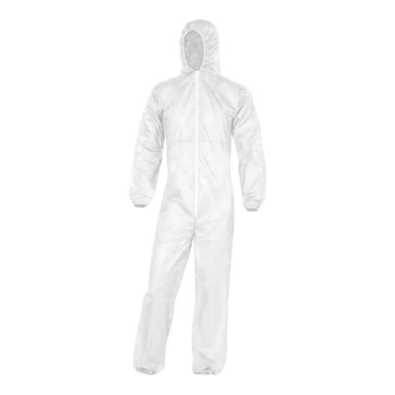 Wegwerpoverall Deltaplus PO106 met kap - maat M