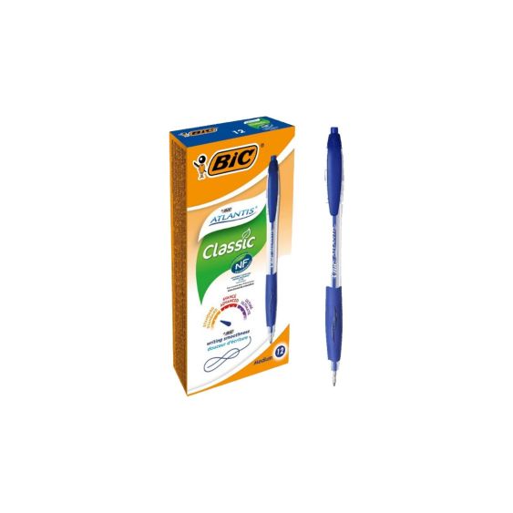Balpen Bic Atlantis Blauw - 10 stuks 1