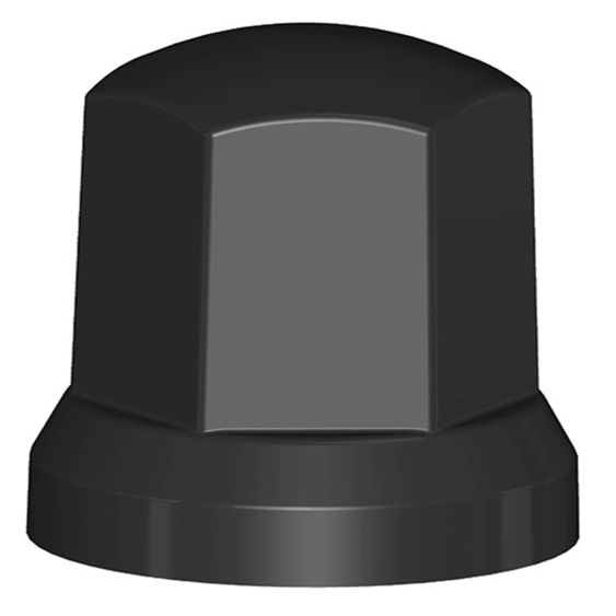 Wielmoerdop zwart - SW 33 H 55 mm