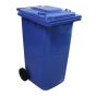 Afvalcontainer 240 liter Blauw - Voor DIN-opname