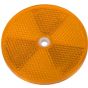 Schroefreflector oranje rond Ø 80 mm