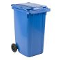 Afvalcontainer 240 liter blauw - voor DIN-opname