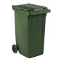 Afvalcontainer 240 liter groen - voor DIN-opname