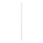 Inbindruggen 8 mm A4 Plastic Wit