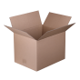 Amerikaanse vouwdoos 30 stuks FEFCO 0201 350x270x255 mm B-golf bruin