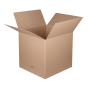 Amerikaanse vouwdoos 30 stuks FEFCO 0201 400x400x400 mm B-golf bruin