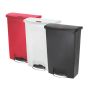 Rubbermaid Kunststof Pedaalcontainer Front Step 90 L - Kleur naar Keuze - warranty